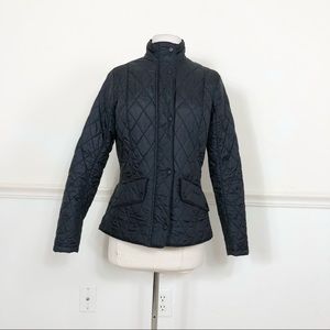 Barbour Flyweight Black size 8 quilted jacket
